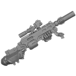 Warhammer 40k Bitz: Imperial Agents - Vigilant / Exaction Squad - Torso D4b - Executioner Shotgun