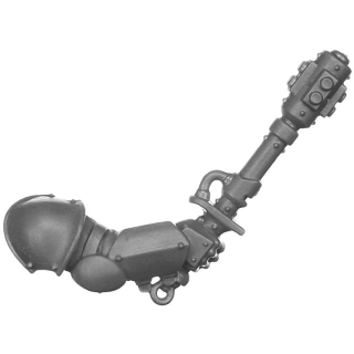 Warhammer 40k Bitz: Imperial Agents - Vigilant / Exaction Squad - Torso F3a - Shock Maul, Right