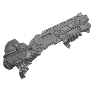 Warhammer 40k Bitz: Imperial Agents - Vigilant / Exaction Squad - Torso I2a - Arbites Combat Shotgun