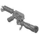 Warhammer 40k Bitz: Imperial Agents -Inquisitorial Agents - Torso C3b - Penal Legionnaire, Hand Flamer