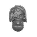 Warhammer 40k Bitz: Imperial Agents - Navy Breachers - Head B3 - Sergeant-At-Arms