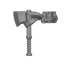 Warhammer 40k Bitz: Imperial Agents - Navy Breachers - Accessory C3 - Axe+Pouches