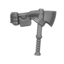 Warhammer 40k Bitz: Imperial Agents - Navy Breachers - Accessory C8 - Axe+Pouches