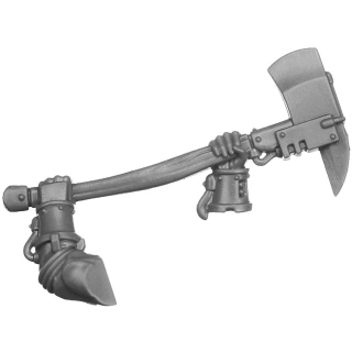 Warhammer 40k Bitz: Imperial Agents - Navy Breachers - Torso C3a - Twohanded-Axe, Axejack