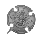 Warhammer 40k Bitz: Space Wolves - Wolf Guard Headtakers - Torso C4b - Sturmschild