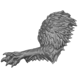 Warhammer 40k Bitz: Space Wolves - Wolf Guard Headtakers - Fenris Jagdwolf A2b - Bein, Links