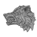 Warhammer 40k Bitz: Space Wolves - Wolf Guard Headtakers - Fenris Hunting Wolf C3b - Head, Left