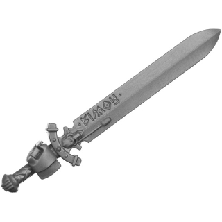 Warhammer 40k Bitz: Space Wolves - Wolf Guard Battle Leader - Torso A5c - Power Sword, Right