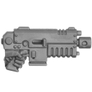 Warhammer 40k Bitz: Space Wolves - Wolf Guard Battle Leader - Torso A6c - Heavy Bolt Pistol, Left