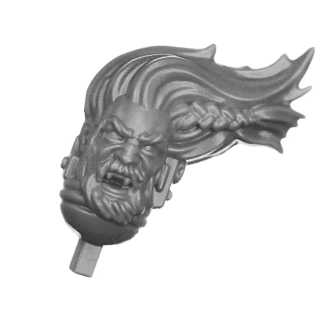 Warhammer 40k Bitz: Space Wolves - Wolf Guard Battle Leader - Kopf C