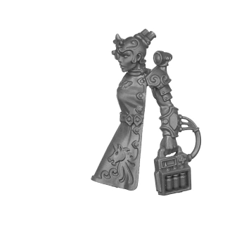 Warhammer 40k Bitz: Imperial Agents - Rogue Trader Entourage - Torso E1b - Rejuvenat-Adept, Front