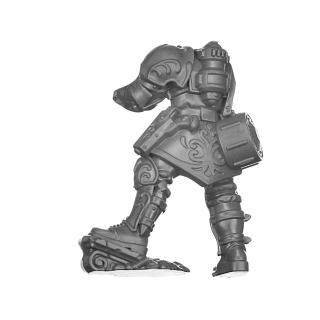 Warhammer 40k Bitz: Imperial Agents - Rogue Trader Entourage - Torso F1a - Voidman, Back