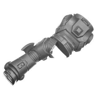 Warhammer 40k Bitz: Black Templars - Chaplain Grimaldus - Torso A1a - Back