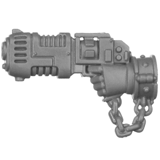 Warhammer 40k Bitz: Black Templars - Chaplain Grimaldus - Torso A2b - Plasma Pistol, Left