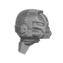 Warhammer 40k Bitz: Black Templars - Chaplain Grimaldus - Torso A1d - Kopf