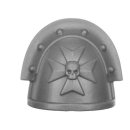 Warhammer 40k Bitz: Black Templars - Chaplain Grimaldus - Torso A1f - Schulterpanzer