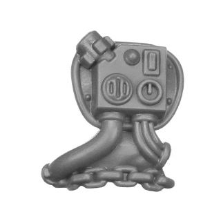 Warhammer 40k Bitz: Black Templars - Chaplain Grimaldus - Torso B1b - Cenobiter-Servitor, Back