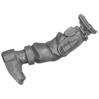 Warhammer 40k Bitz: Black Templars - Chaplain Grimaldus - Torso B1c - Cenobiter-Servitor, Leg