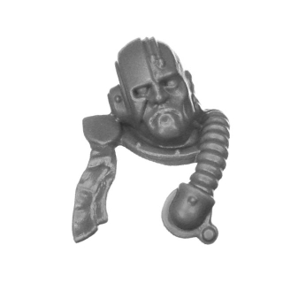 Warhammer 40k Bitz: Black Templars - Chaplain Grimaldus - Torso C1f - Cenobiter-Servitor, Kopf