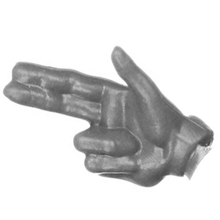 Warhammer 40k Bitz: Imperial Agents - Sanctifiers - Torso A2c - Confessor, Hand