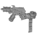 Warhammer 40k Bitz: Imperial Agents - Sanctifiers - Torso I2c - Preacher, Hand Flamer