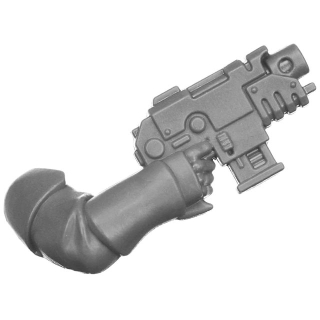 Warhammer 40k Bitz: Space Marines - Scout Squad - Torso B3a - Bolt Pistol, Right