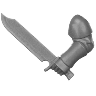 Warhammer 40k Bitz: Space Marines - Scout Squad - Torso D3b - Combat Knife, Left