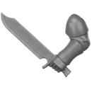 Warhammer 40k Bitz: Space Marines - Scout Squad - Torso D3b - Combat Knife, Left