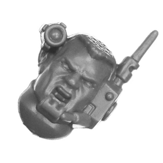 Warhammer 40k Bitz: Space Marines - Scout Squad - Kopf H - Sergeant