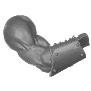 Warhammer 40K Bitz: Orks - Wrecka Krew - Torso B3a - Arm, Links, Schrottkloppa-Streiter