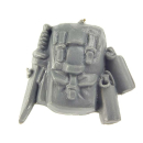 Warhammer 40k Bitz: Imperial Guard - Cadian Heavy Weapon Squad - Backpack A
