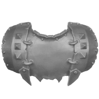 Warhammer 40K Bitz: Orks - Wrecka Krew - Torso B3d - Back Plate, Breaka Boy Fighter