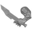 Warhammer 40K Bitz: Orks - Kommandos - Torso A3c - Choppa, Left