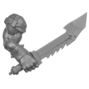 Warhammer 40K Bitz: Orks - Kommandos - Torso B3a - Choppa, Right