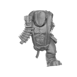 Warhammer 40K Bitz: Orks - Kommandos - Torso D1a - Front+Leg