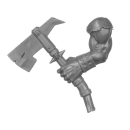 Warhammer 40K Bitz: Orks - Kommandos - Torso E3a - Choppa, Left