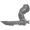 Warhammer 40K Bitz: Orks - Kommandos - Torso H4a - Choppa, Left