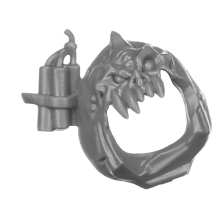 Warhammer 40K Bitz: Orks - Kommandos - Torso K2a - Bomb Squig, Head