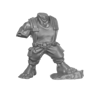 Warhammer 40k Bitz: Astra Militarum - Ratlings - Torso C1a - Front+Legs