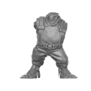 Warhammer 40k Bitz: Astra Militarum - Ratlings - Torso E1a - Front+Beine