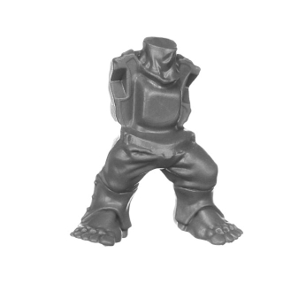 Warhammer 40k Bitz: Astra Militarum - Ratlings - Torso J1a - Body+Legs