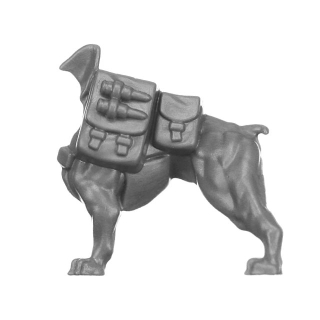 Warhammer 40k Bitz: Astra Militarum - Ratlings - Accessory V1b - Battlemutt, Left