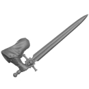 Warhammer 40k Bitz: Adeptus Sororitas - Novitiate Squad - Torso D3a - Power Sword, Right