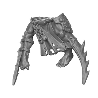 Warhammer 40K Bitz: Chaos Space Marines - Accursed Cultists - Torso F2d - Beine