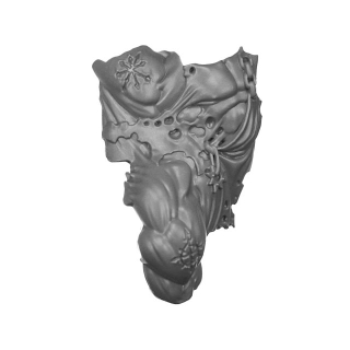Warhammer 40K Bitz: Chaos Space Marines - Accursed Cultists - Torso H1b - Front