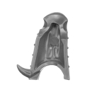 Warhammer 40K Bitz: Chaos Space Marines - Exalted Eightbound - Torso B1c - Knee Armor, Left