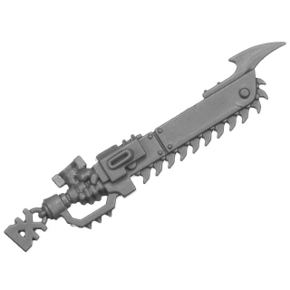 Warhammer 40K Bitz: Chaos Space Marines - Jakhals - Torso C4b - Chainsword, Left