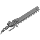 Warhammer 40K Bitz: Chaos Space Marines - Jakhals - Torso G4a - Chainsword, Right