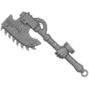 Warhammer 40K Bitz: Chaos Space Marines - Jakhals - Torso G3a - Kettenaxt, Links