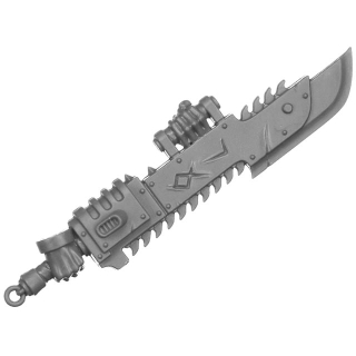 Warhammer 40K Bitz: Chaos Space Marines - Jakhals - Torso H4c - Zerfetzer-Kettenwaffe